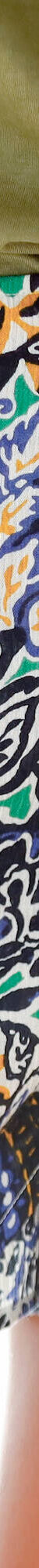 Jupe-short nouée, imprimée (bleu / vert) Jupe-short nouée, imprimée (bleu / vert)